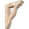 Ekena Millwork Funston Slat Smooth Bracket w/ Offset Brace, Douglas Fir, 7 1/2"W x 32"D x 38"H BKT0806X32X38FST06SDF - alternate 1